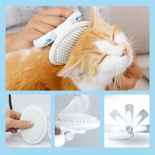 Cats Wool Pet Hair Deshedding Brush Set